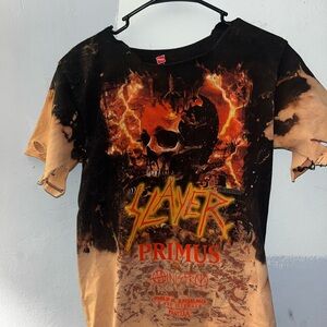 Slayer Graphic T-Shirt - Black and Orange